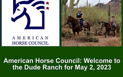 Episode 1: American Horse Council: Welcome to the Dude Ranch