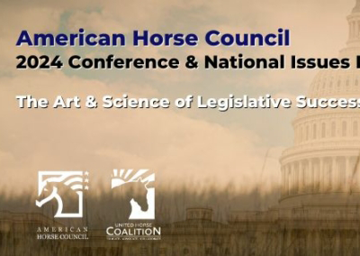 American Horse Council Announces 2024 National Issues Forum Speakers