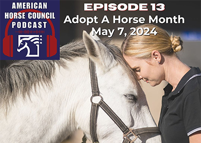 American Horse Council Podcast Kicks Off Adopt a Horse Month