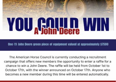 Join the American Horse Council – Strengthen the Equine Industry with your membership today.
